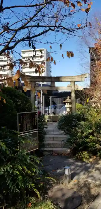 成子天神社の鳥居