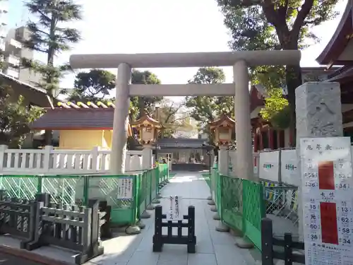 蒲田八幡神社の鳥居