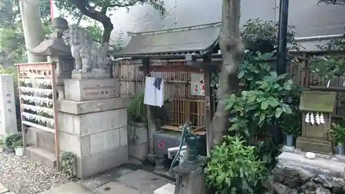 荏原金刀比羅神社の手水舎