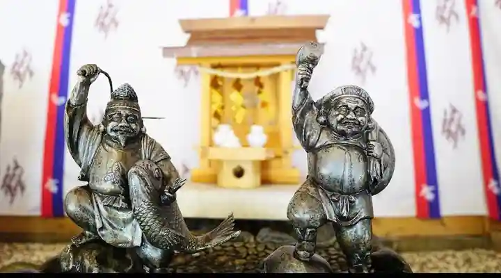 金神社(山田天満宮境内社)の像