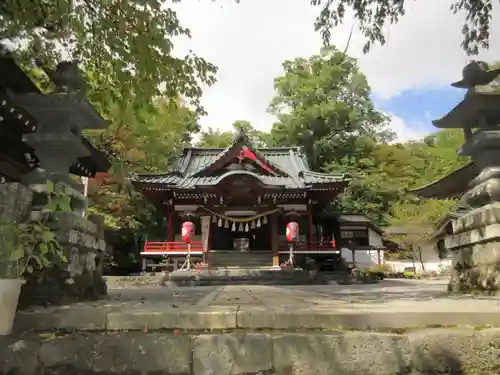 山中諏訪神社の本殿