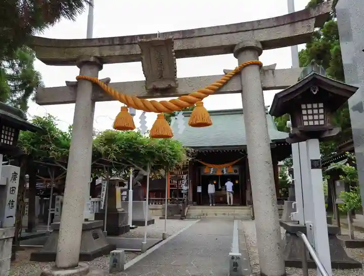 奥田神社の鳥居