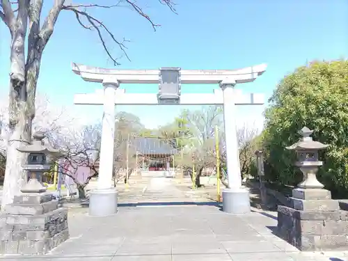 上里菅原神社の鳥居