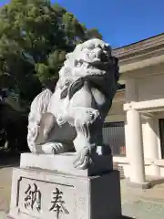 都波岐奈加等神社の狛犬