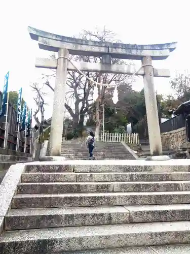 阿智神社の鳥居