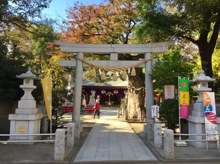 新田神社の鳥居