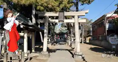 柴又八幡神社の鳥居