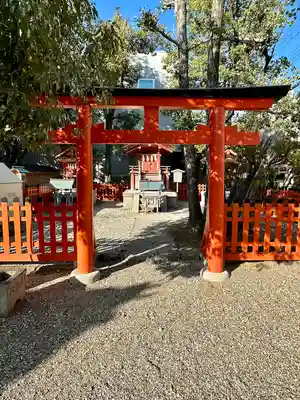 率川神社(大神神社摂社)の鳥居