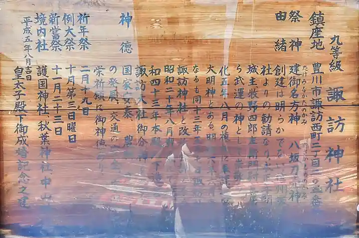 諏訪神社の歴史