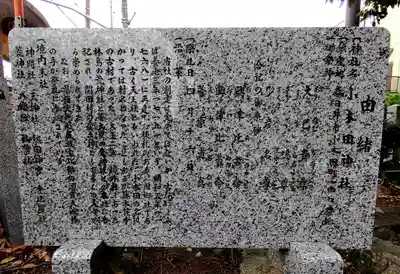 小木田神社の歴史