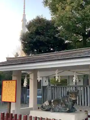 亀戸天神社の狛犬