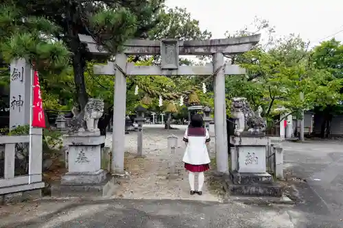 和泉八劔神社の鳥居