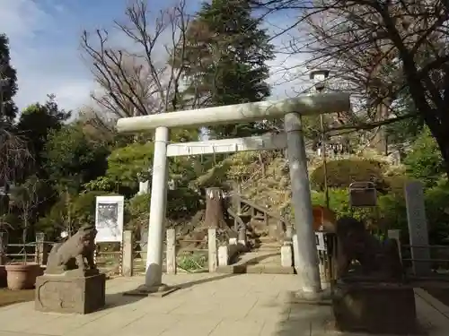 鳩森八幡神社の鳥居
