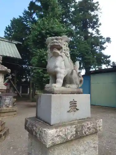 白鬚神社の狛犬