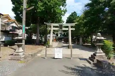 野田春日神社の鳥居