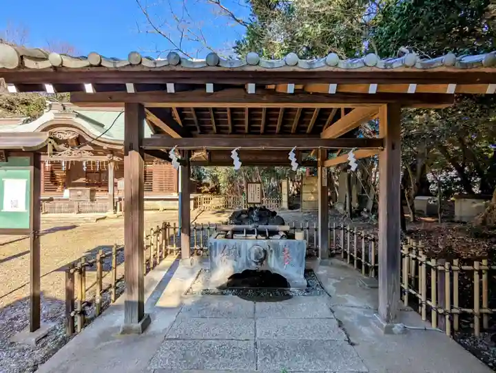 畑子安神社の手水舎