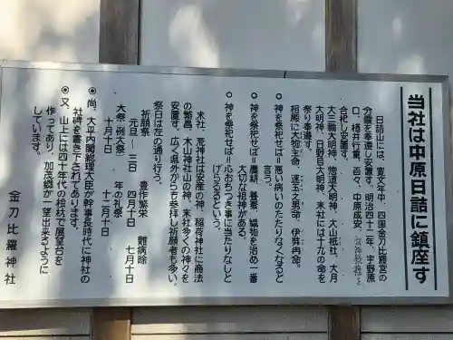 金刀比羅神社の歴史