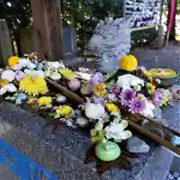 滑川神社 - 仕事と子どもの守り神の手水舎
