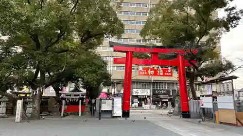 開口神社の鳥居