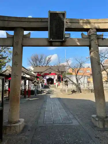 元郷氷川神社の鳥居