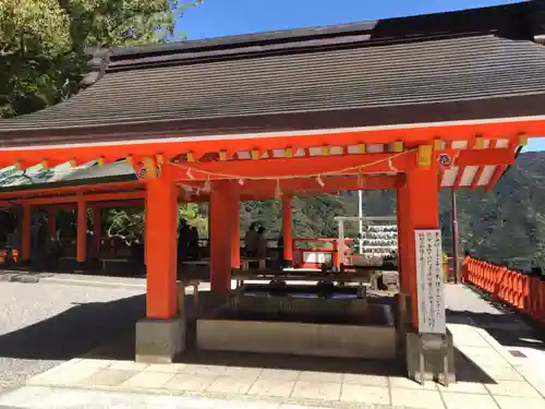 熊野那智大社の手水舎