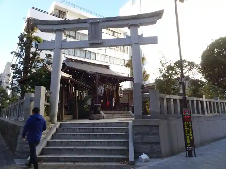 太田姫稲荷神社の鳥居