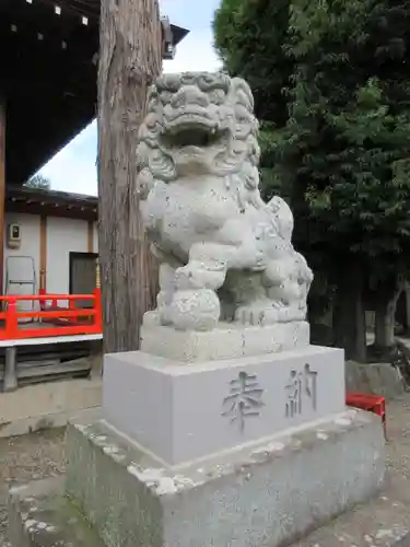 参上神社の狛犬