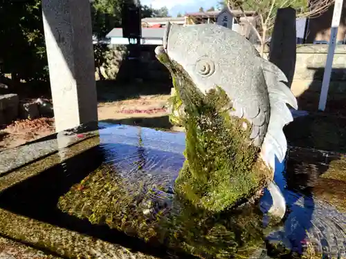 二階堂神社の手水