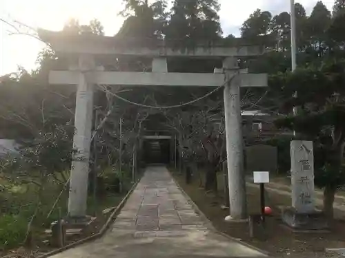 宮谷八幡神社の鳥居