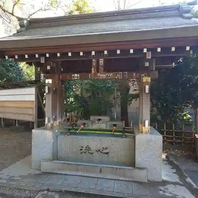王子神社の手水舎