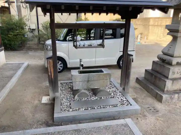 鹿島神社御旅所の手水舎