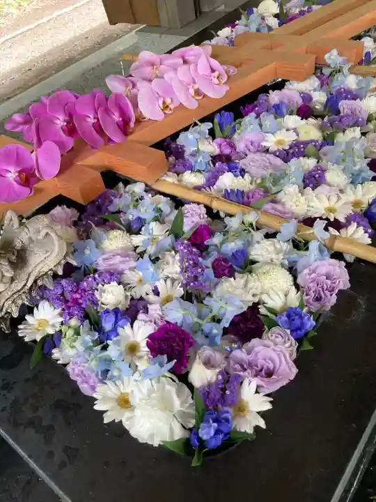 帯廣神社の手水舎