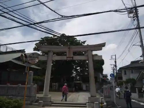 白山神社の鳥居