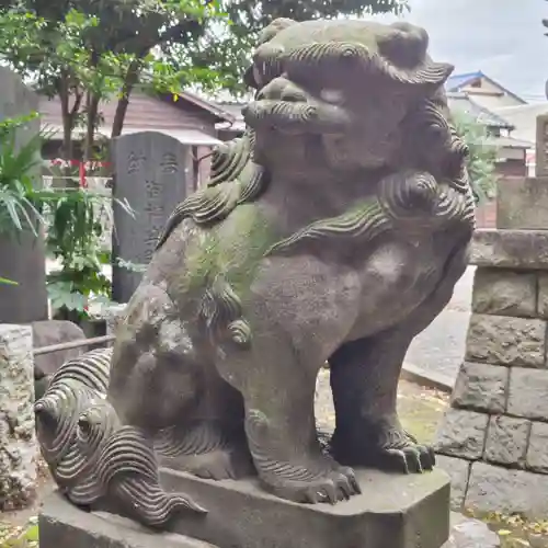 中村八幡神社の狛犬