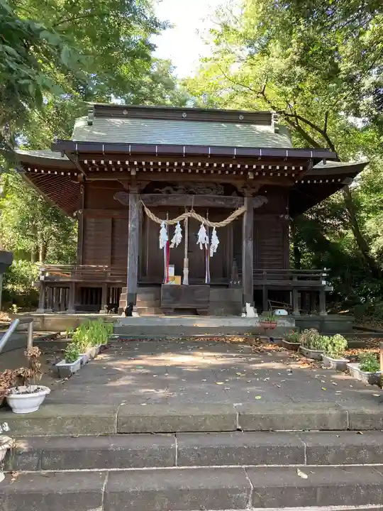 馬場氷川神社の本殿・本堂