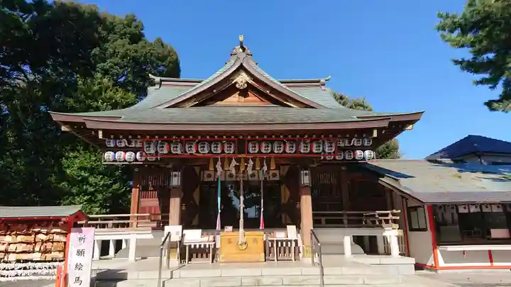 中野沼袋氷川神社の本殿・本堂