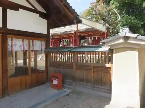 率川神社（大神神社摂社）の本殿