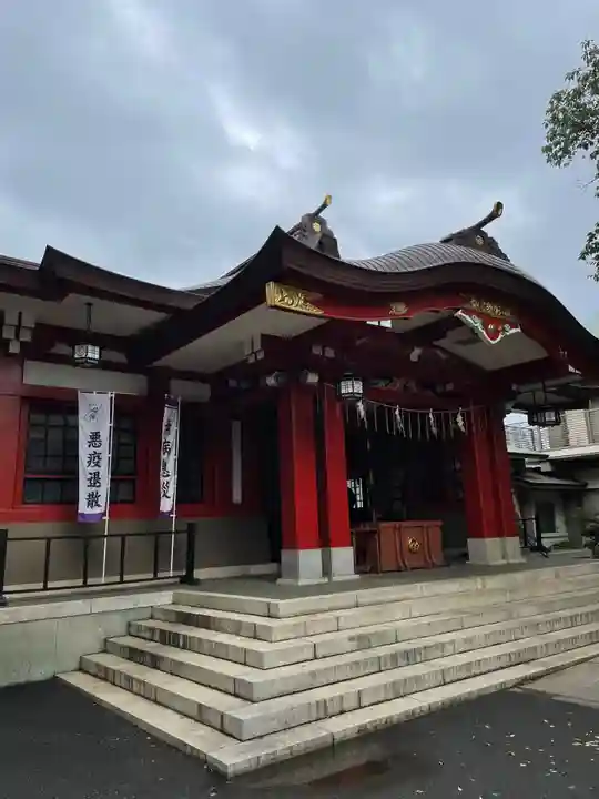 旗岡八幡神社の本殿・本堂