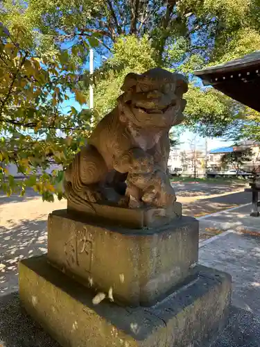 下石原八幡神社の狛犬