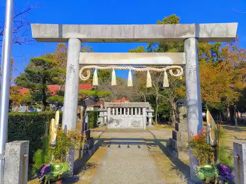 津島社（草平新田）の鳥居