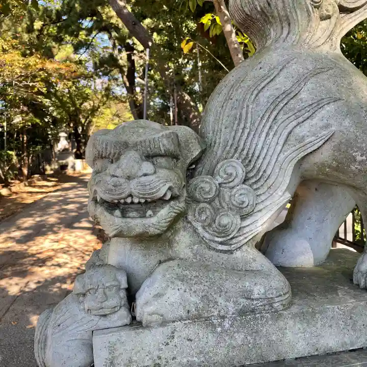 山野浅間神社の狛犬