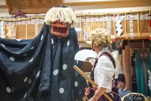 尻岸内八幡神社のお祭り