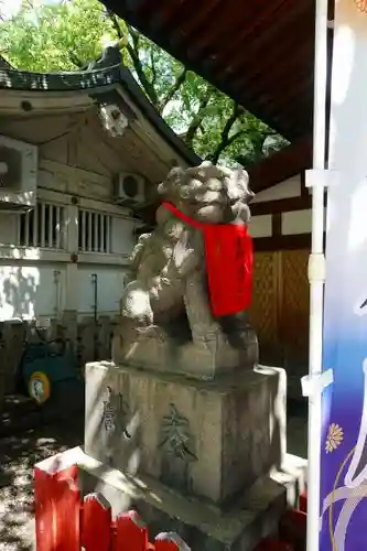 露天神社（お初天神）の狛犬