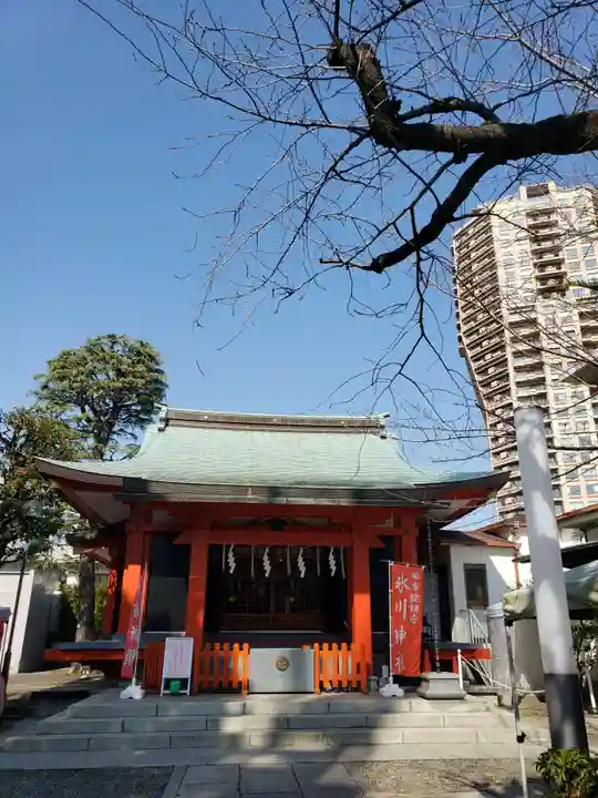 麻布氷川神社の本殿・本堂