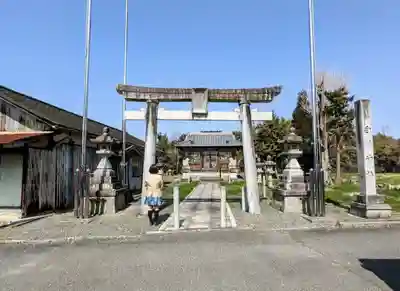 白鬚神社(仏師川)の鳥居