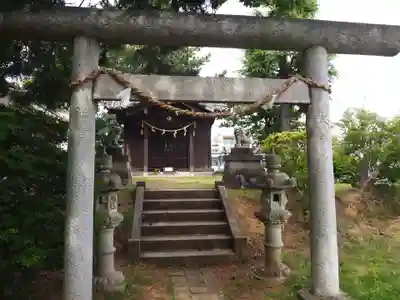 松木浅間神社の鳥居