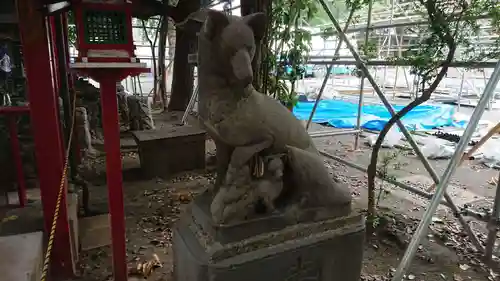 花園神社の狛犬