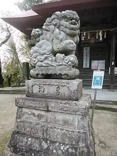 隠津島神社の狛犬