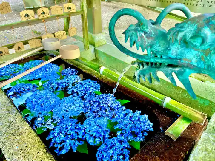 古熊神社の手水舎