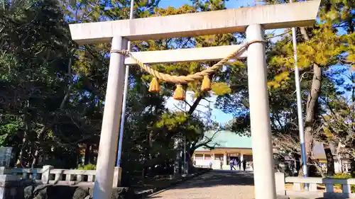 中山神明社の鳥居